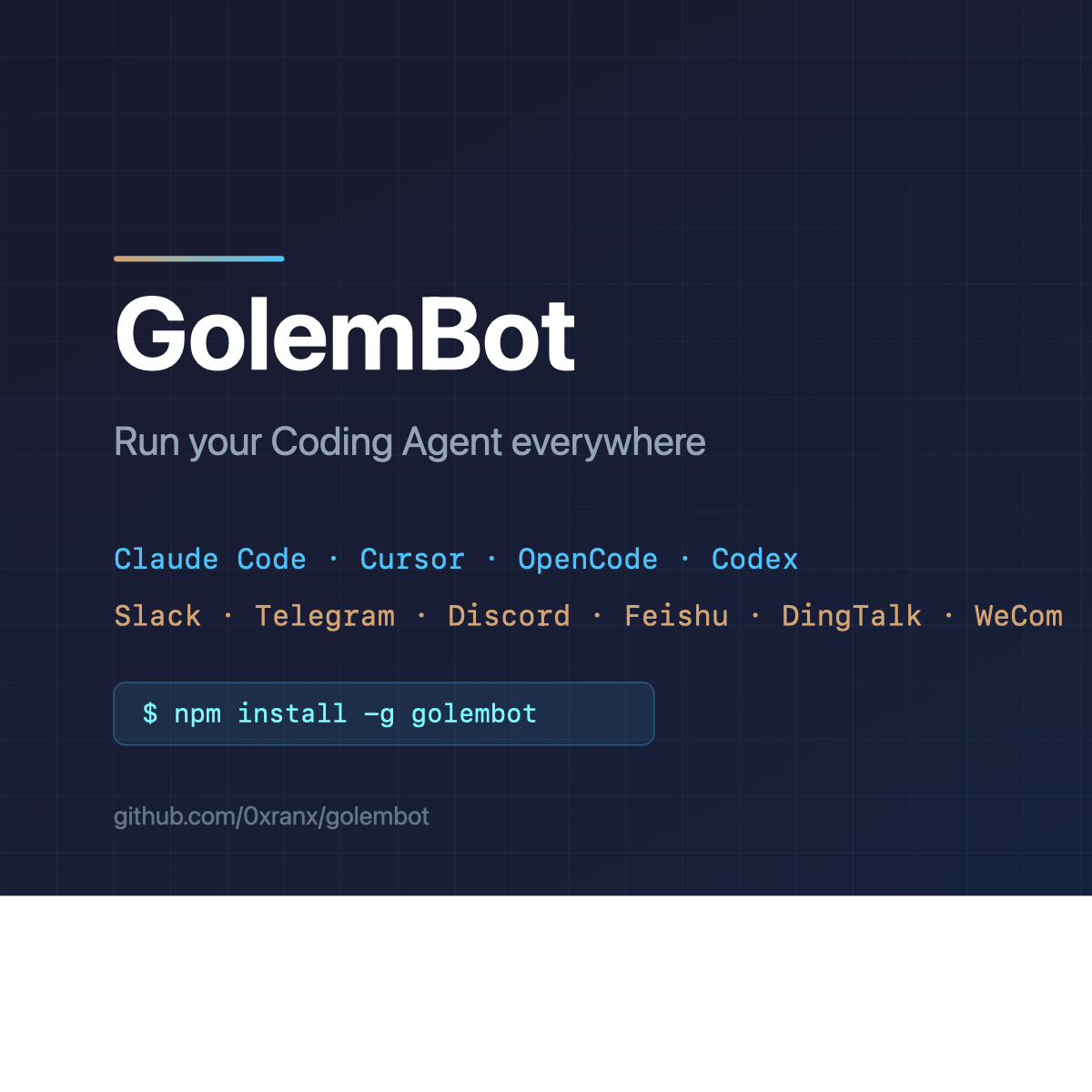 Codex Engine | GolemBot
